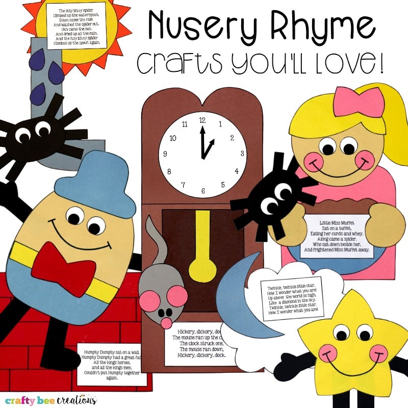 Nursery Rhymes Crafty Bee Creations