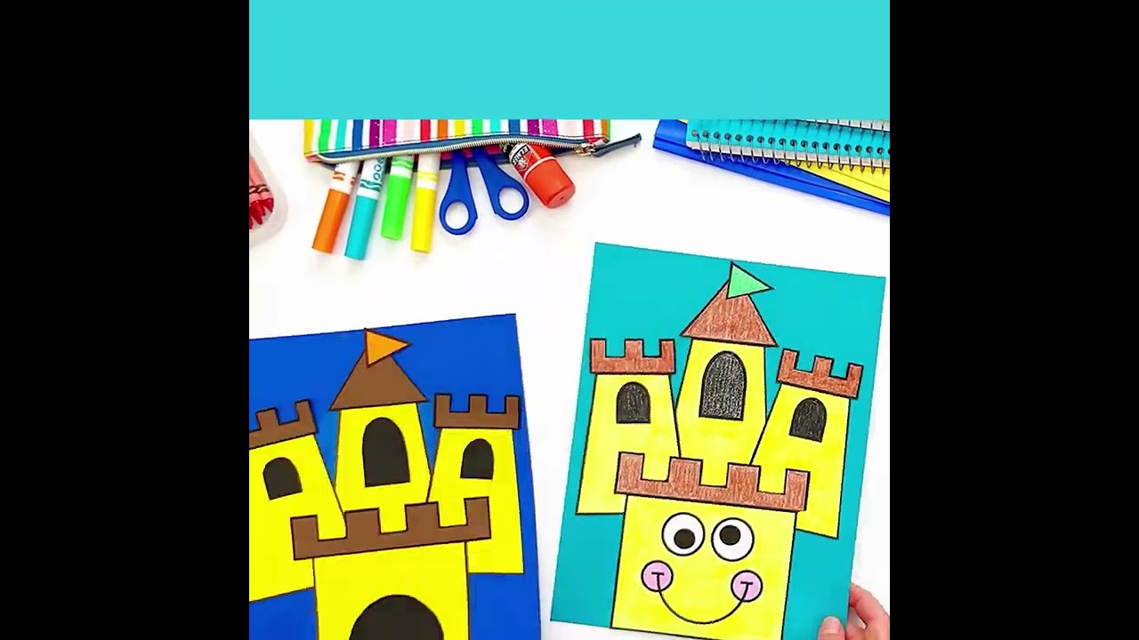Sandcastle Craft Activity