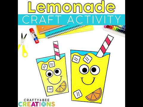 Lemonade Craft Activity