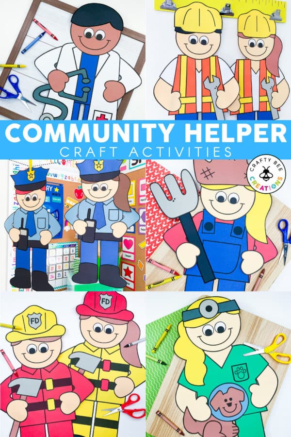 Community Helper Crafts for the Whole Year - Crafty Bee Creations