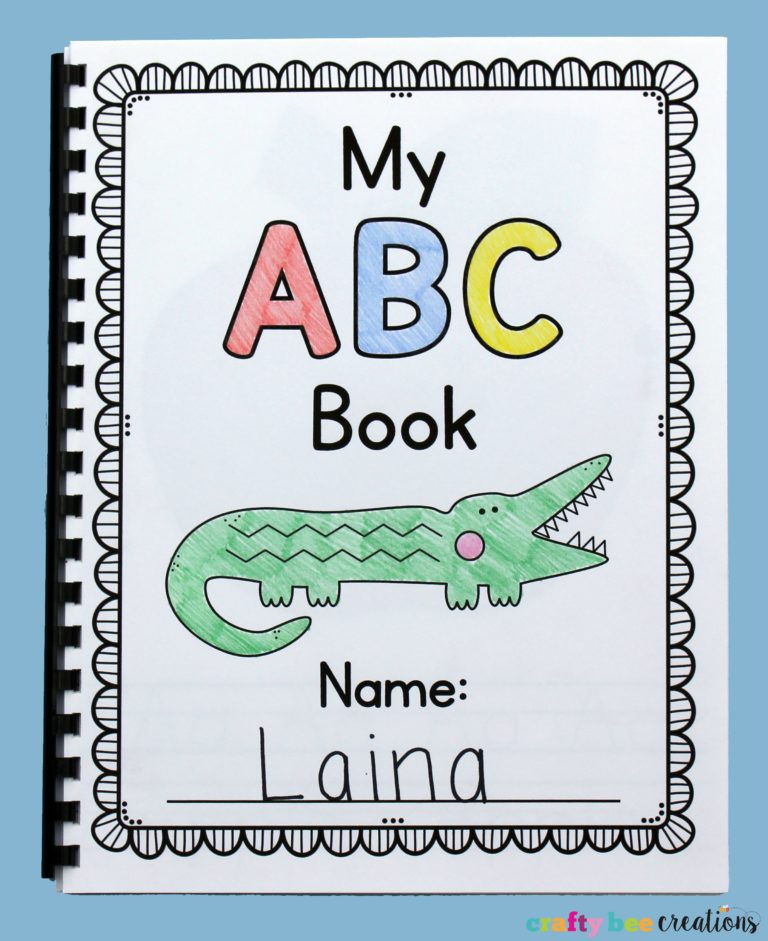 Easy ABC Notebook - Crafty Bee Creations