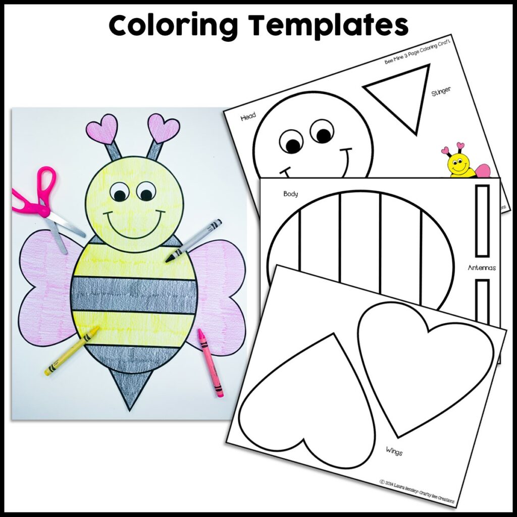 Bee Mine Craft Activity - Crafty Bee Creations