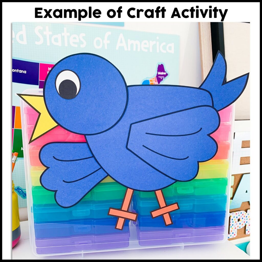 Blue Bird Craft Activity - Crafty Bee Creations