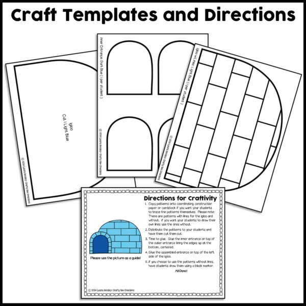 Igloo Craft Activity - Crafty Bee Creations