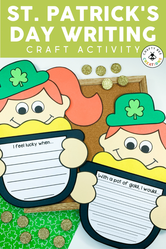 St. Patrick's Day Writing activity for March.