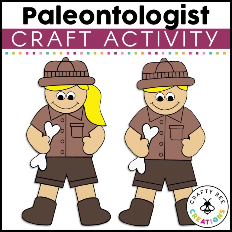 Paleontologist Craft Activity Crafty Bee Creations