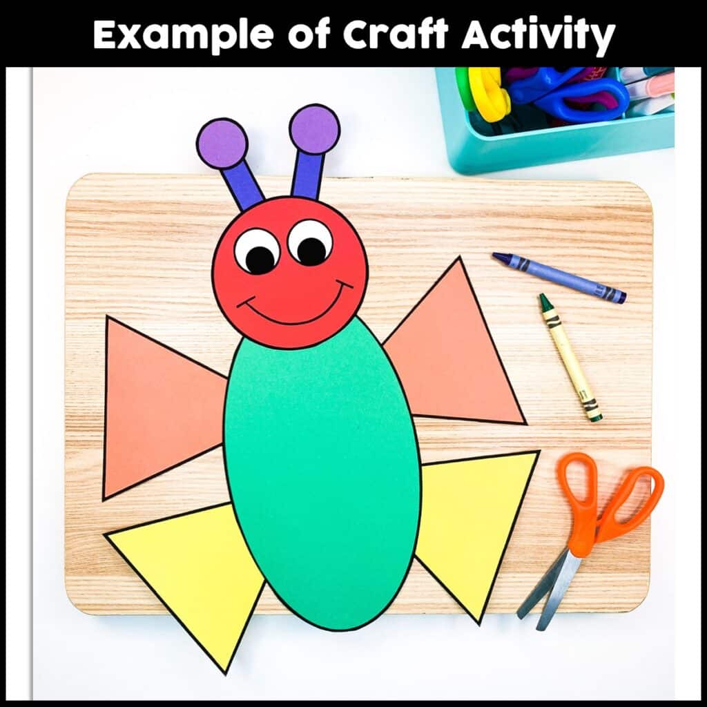 Shape Butterfly Craft Activity - Crafty Bee Creations