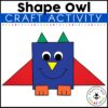 Shape Owl Craft Activity - Crafty Bee Creations