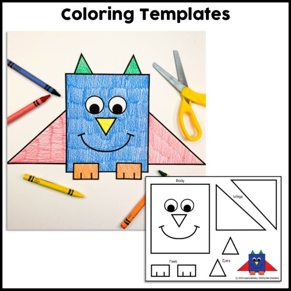 Shape Owl Craft Activity - Crafty Bee Creations