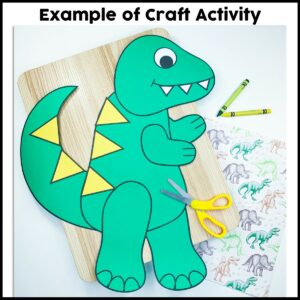 Tyrannosaurus Rex Craft Activity - Crafty Bee Creations