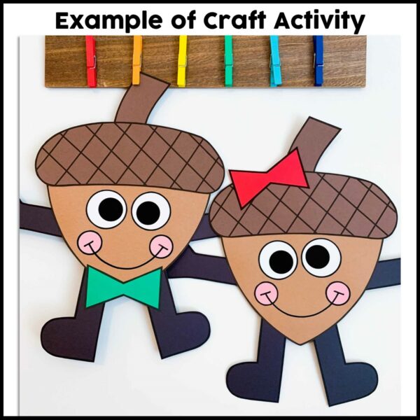 Acorn Buddies Craft Activity - Crafty Bee Creations