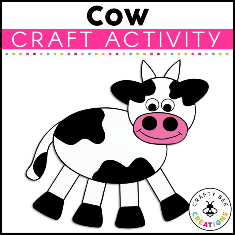 Printable Cow Craft