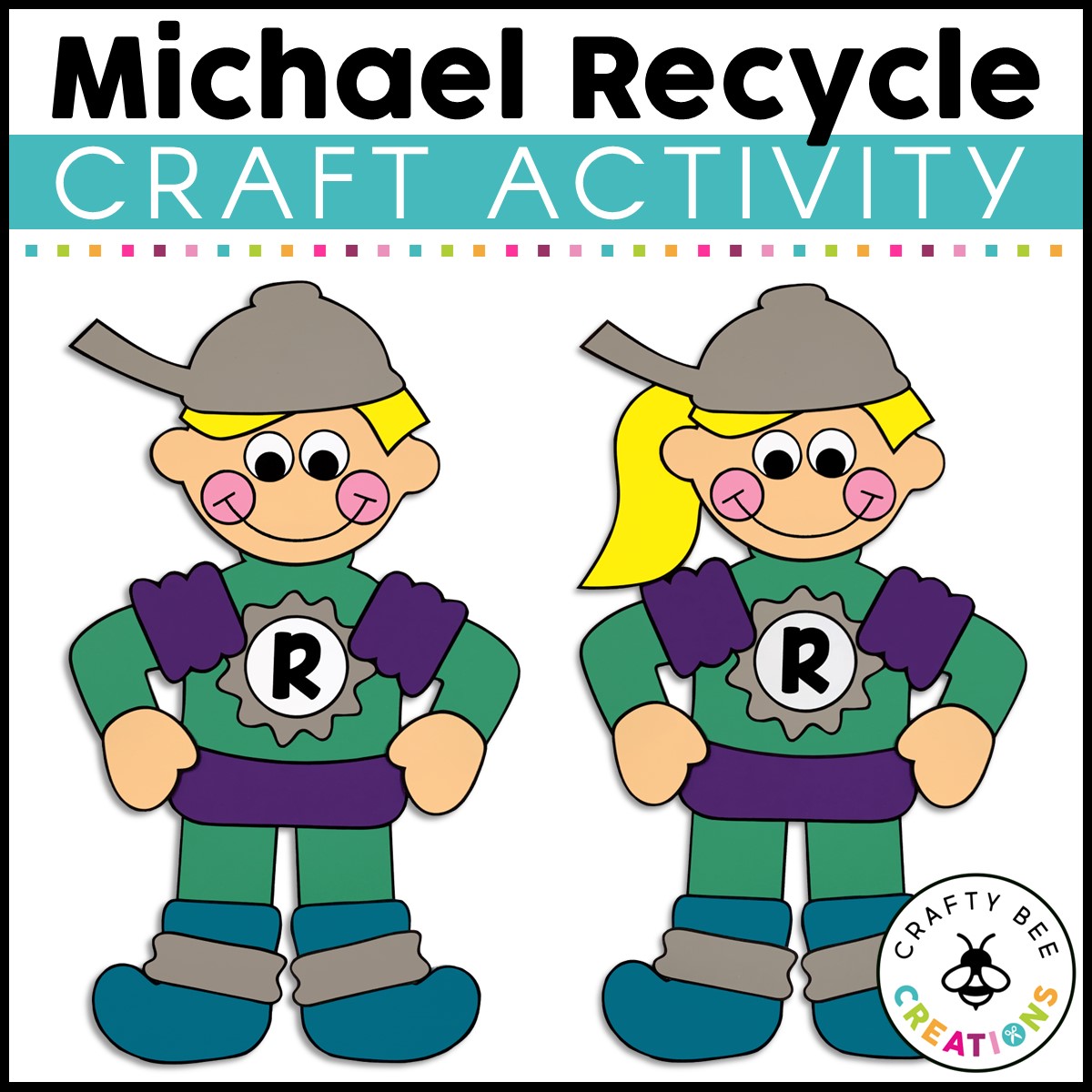 Crafty　Michael　Craft　Bee　Recycle　Activity　Creations