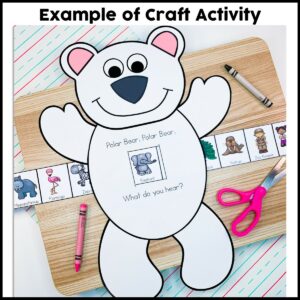 Polar Bear, Polar Bear, What Do You Hear Craft Activity - Crafty Bee ...