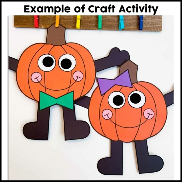 Pumpkin Buddies Craft Activity - Crafty Bee Creations