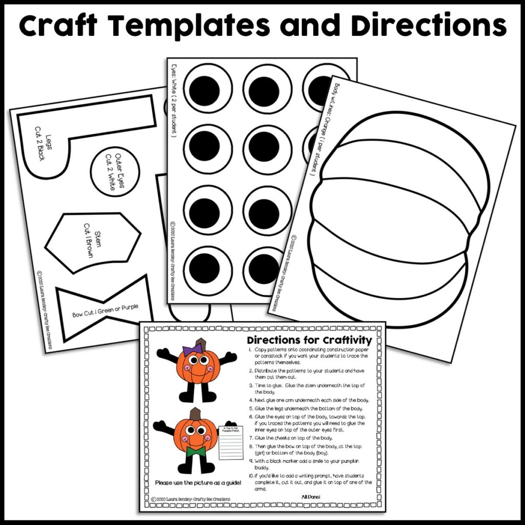 Pumpkin Buddies Craft Activity - Crafty Bee Creations