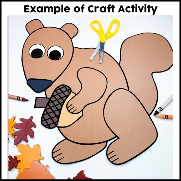 Squirrel Craft Activity - Crafty Bee Creations