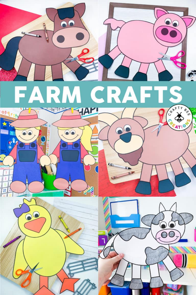 Down On The Farm Animal Craft Bundle - Crafty Bee Creations