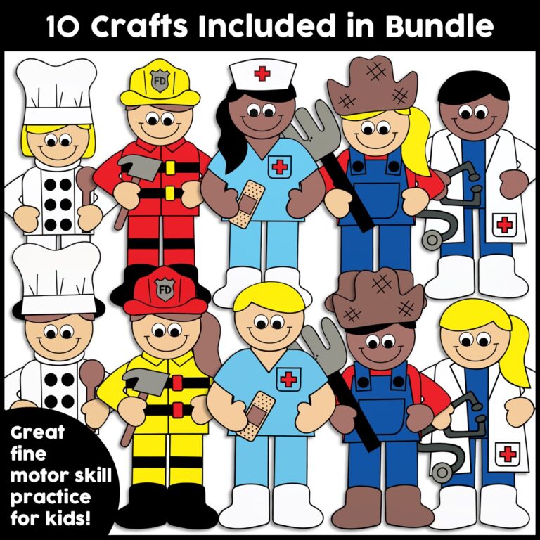 Community Helper Crafts Bundle 1 - Crafty Bee Creations