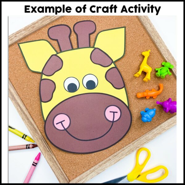 Giraffe Craft Activity - Crafty Bee Creations