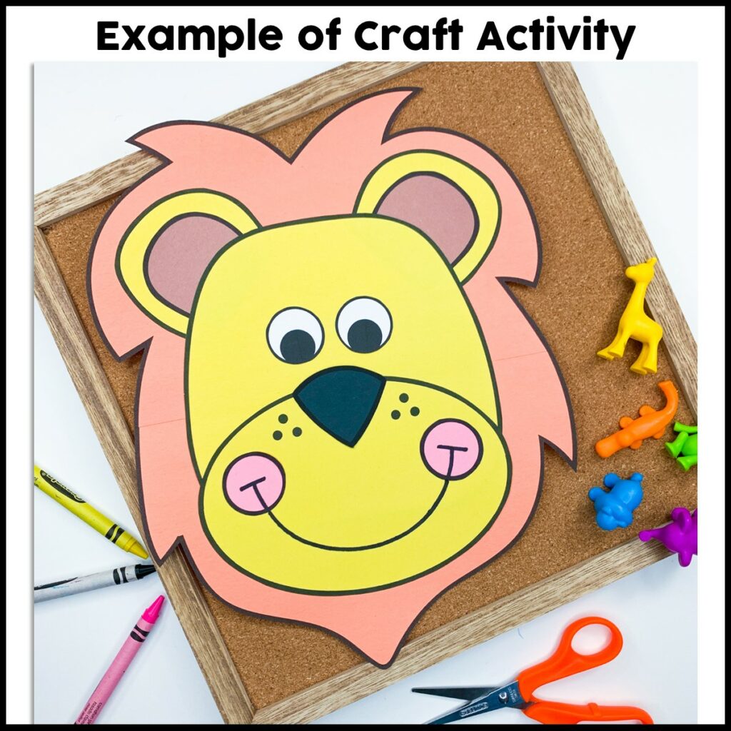 Lion Craft Activity - Crafty Bee Creations