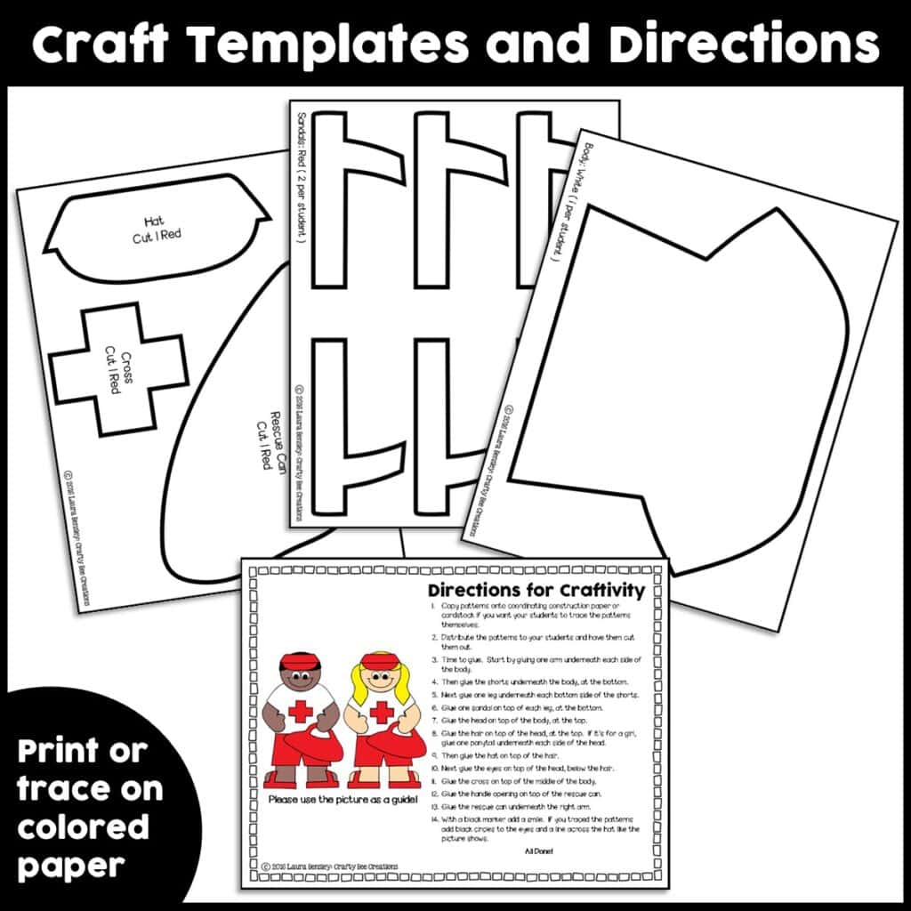 Lifeguard Craft Activity - Crafty Bee Creations
