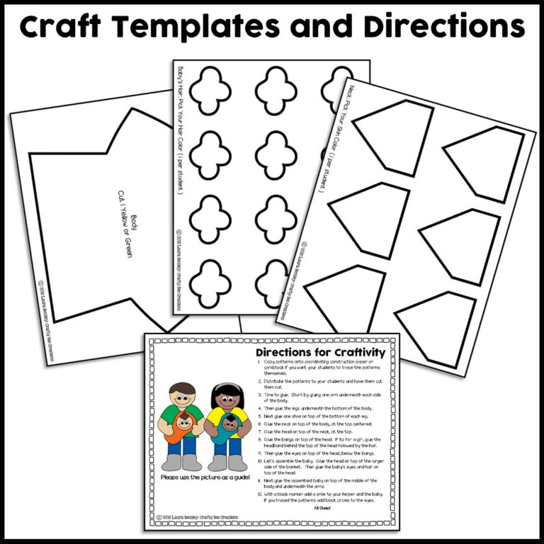 Mom and Dad Craft Activity - Crafty Bee Creations