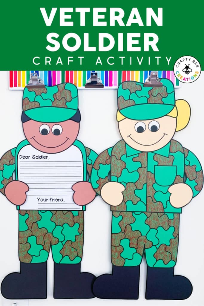 Veteran soldier craft for kids
