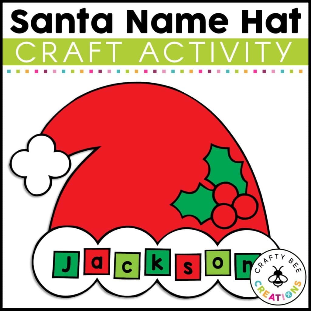 santa-name-hat-craft-activity-crafty-bee-creations