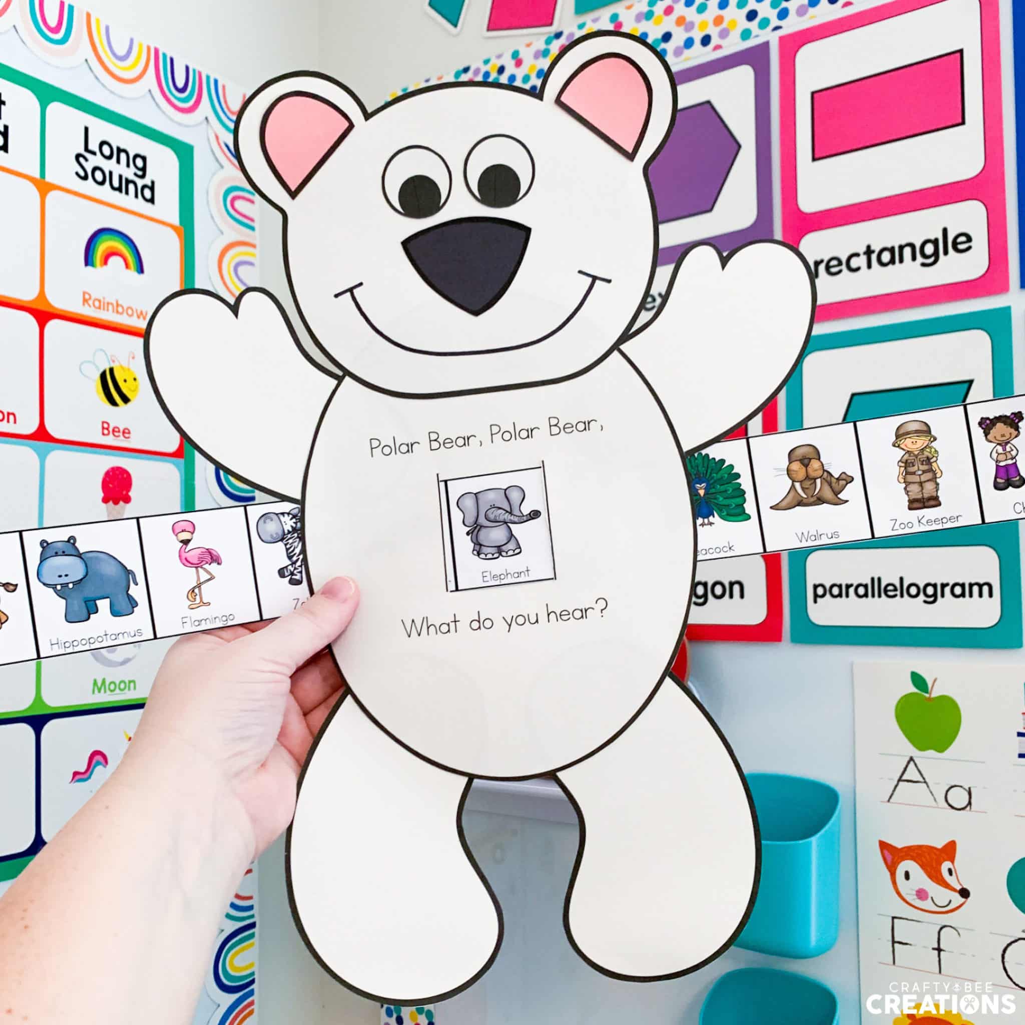 Polar Bear Craft: A Hands-On Way to Practice Sequencing - Crafty Bee ...