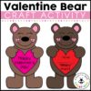 Bear Valentine Craft – I Heart Crafty Things
