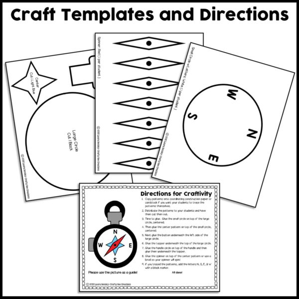 Compass Craft Activity Crafty Bee Creations 8164