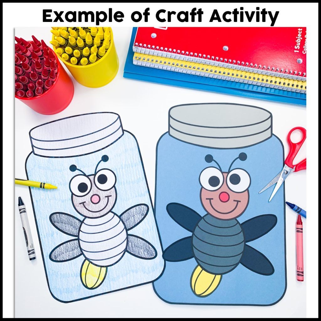 Firefly Jar Craft Activity - Crafty Bee Creations