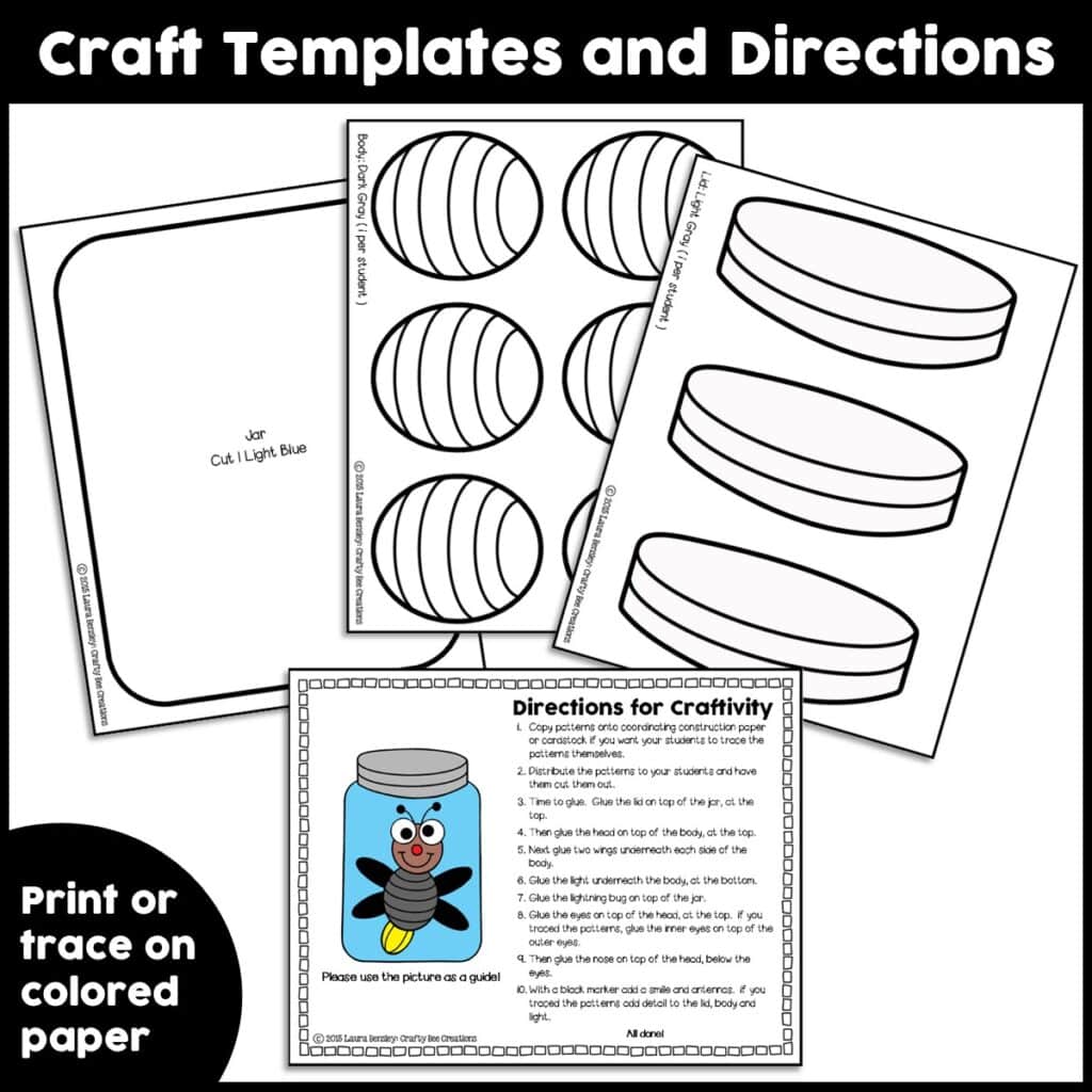 Firefly Jar Craft Activity - Crafty Bee Creations