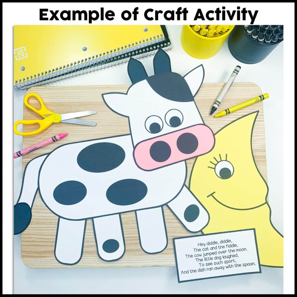 Hey Diddle Diddle Craft Activity - Crafty Bee Creations