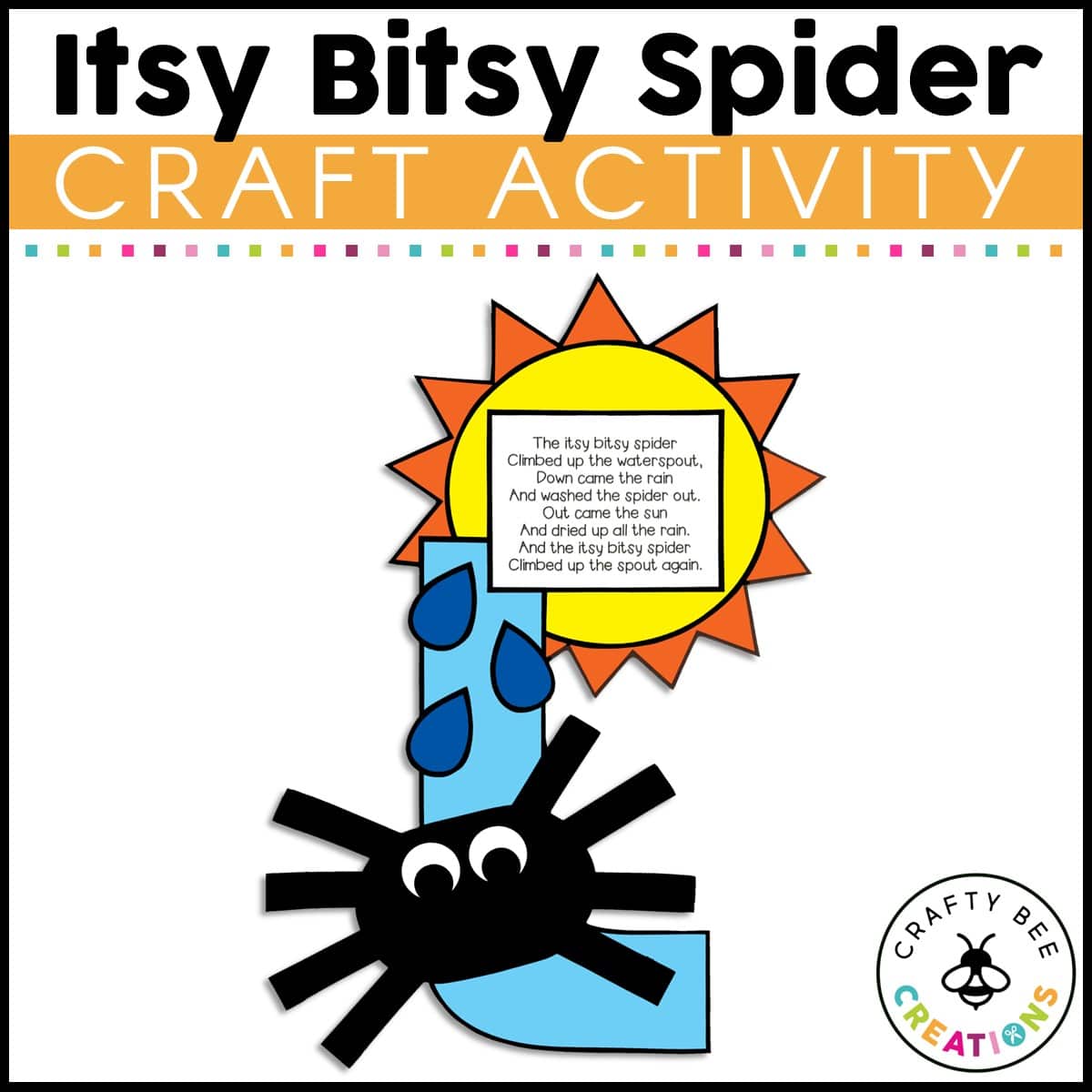 Itsy Bitsy Spider Craft The Itsy Bitsy Spider Activities Crafts And Itsy Bitsy Spider Craft The Itsy Bitsy Spider Activities Crafts And