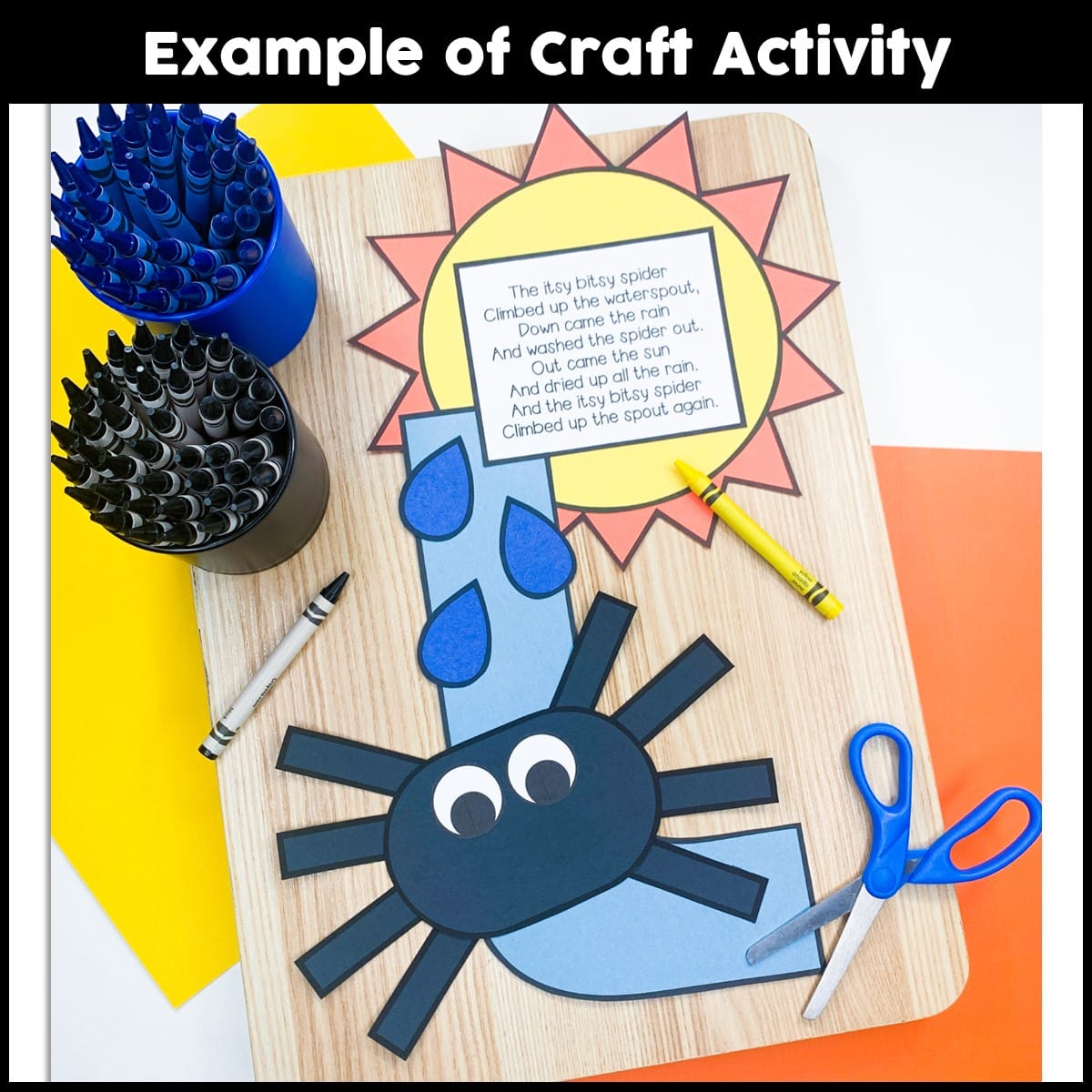 Itsy Bitsy Spider Craft The Itsy Bitsy Spider Activities Crafts And