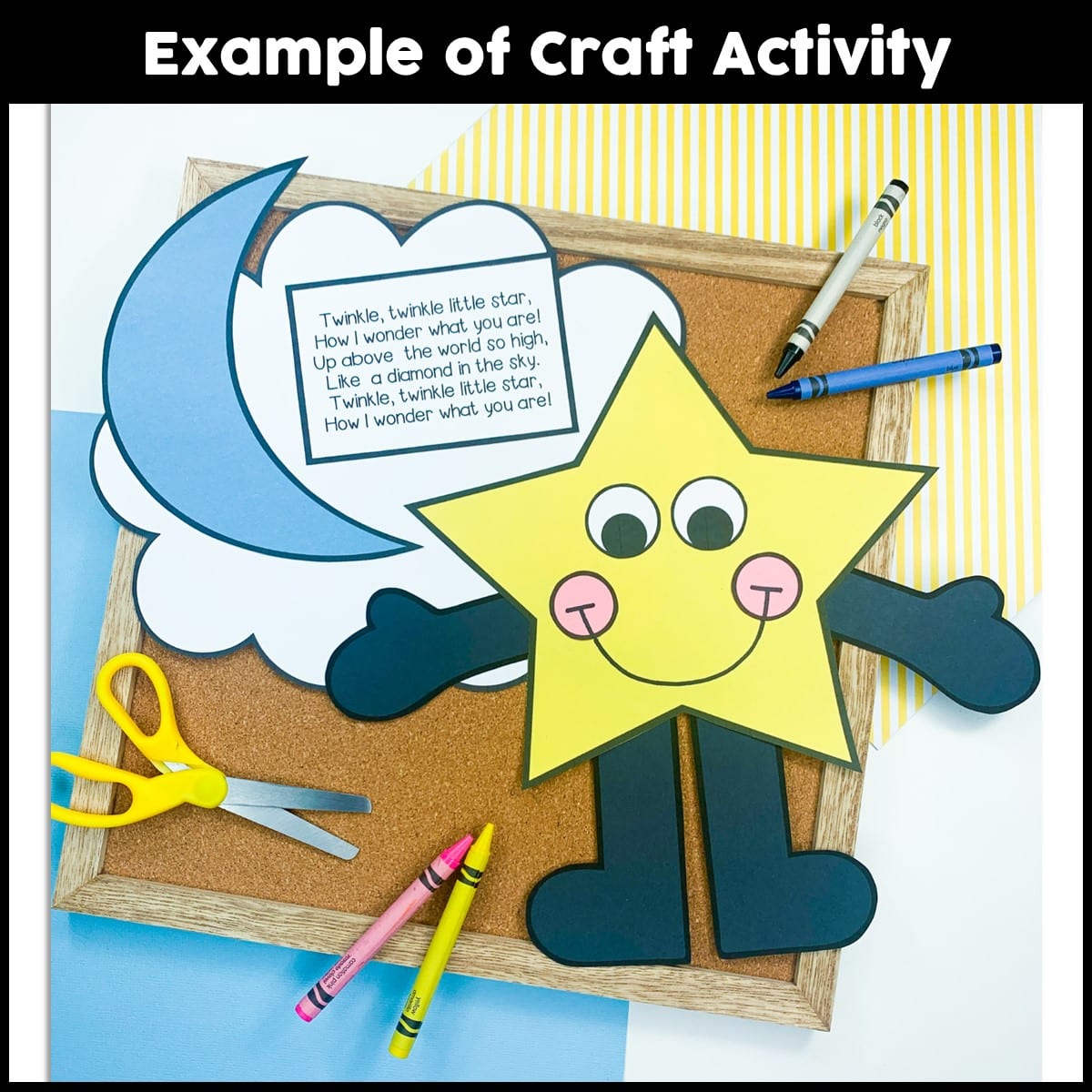 Twinkle Twinkle Little Star Craft Activity - Crafty Bee Creations