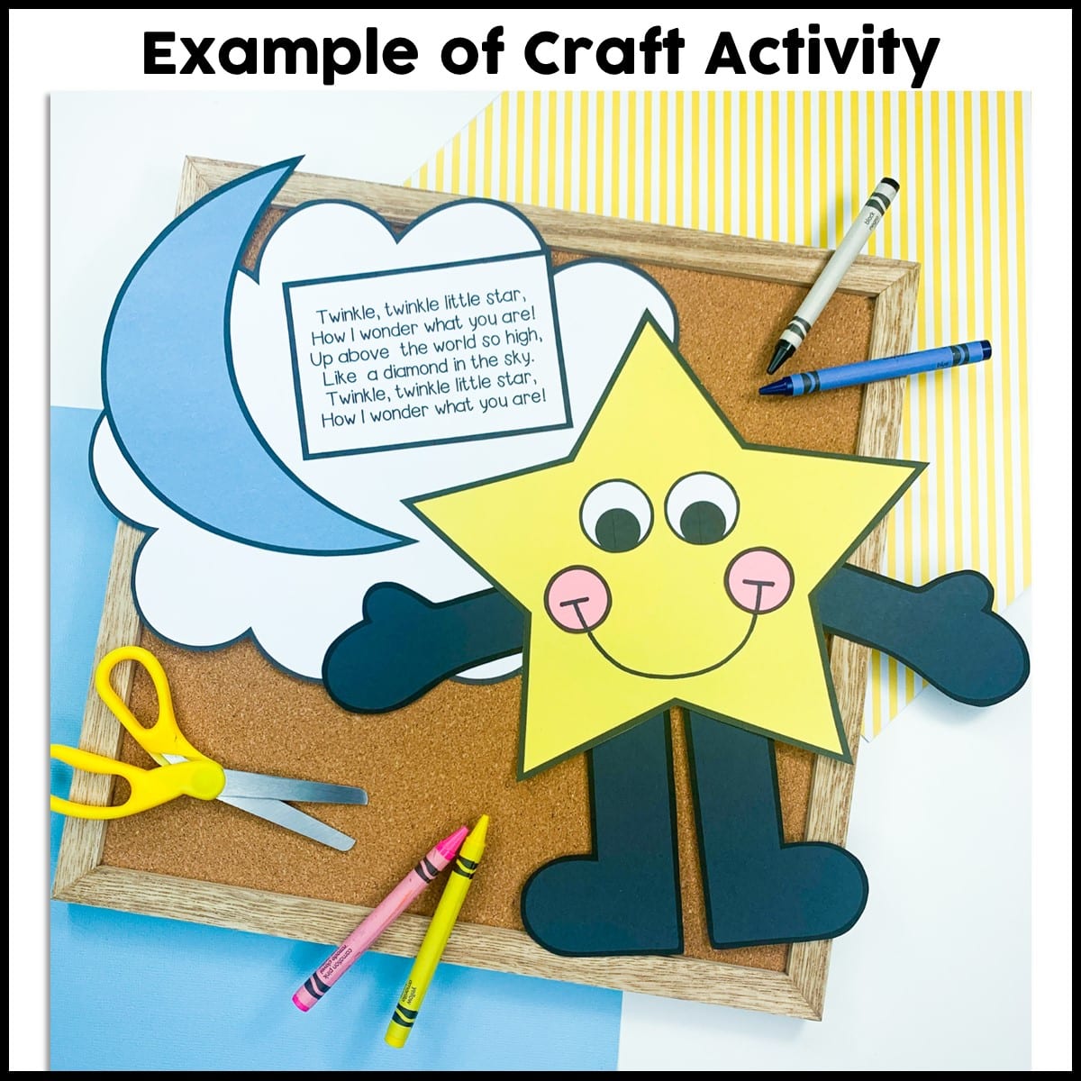 Twinkle Twinkle Little Star Craft DIY Star Paper Art Inspired By The 