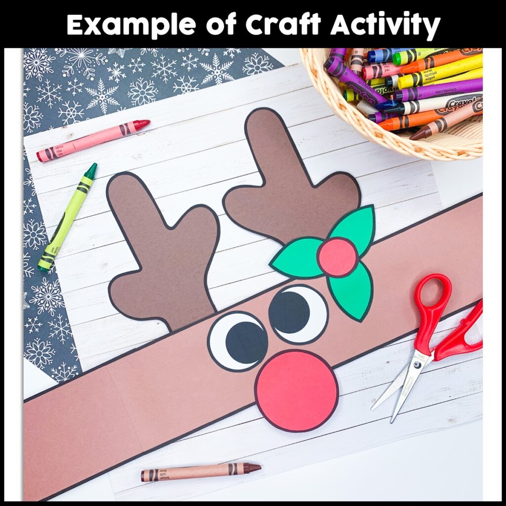 Reindeer Hat Craft Activity - Crafty Bee Creations