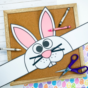 An Easy Easter Bunny Hat Craft to Wear in the Spring - Crafty Bee Creations