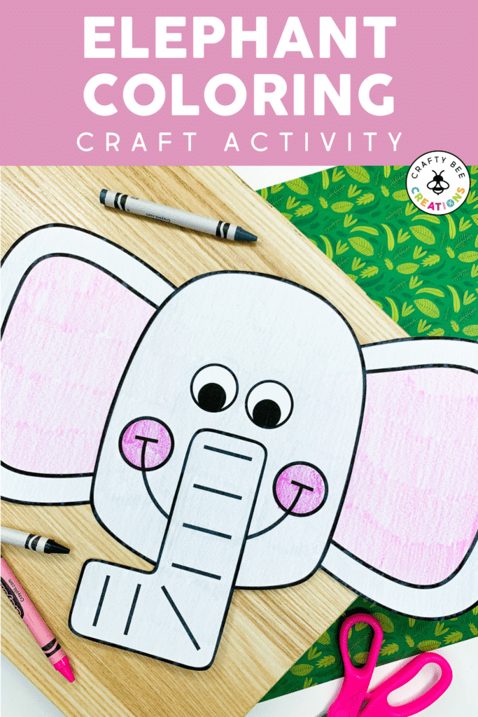 Fun elephant craft for kids of all ages.