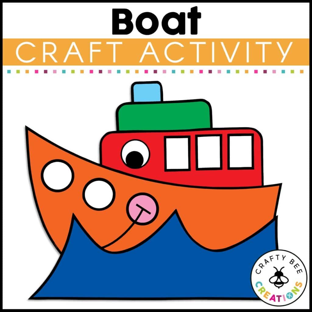 Boat Craft Activity - Crafty Bee Creations