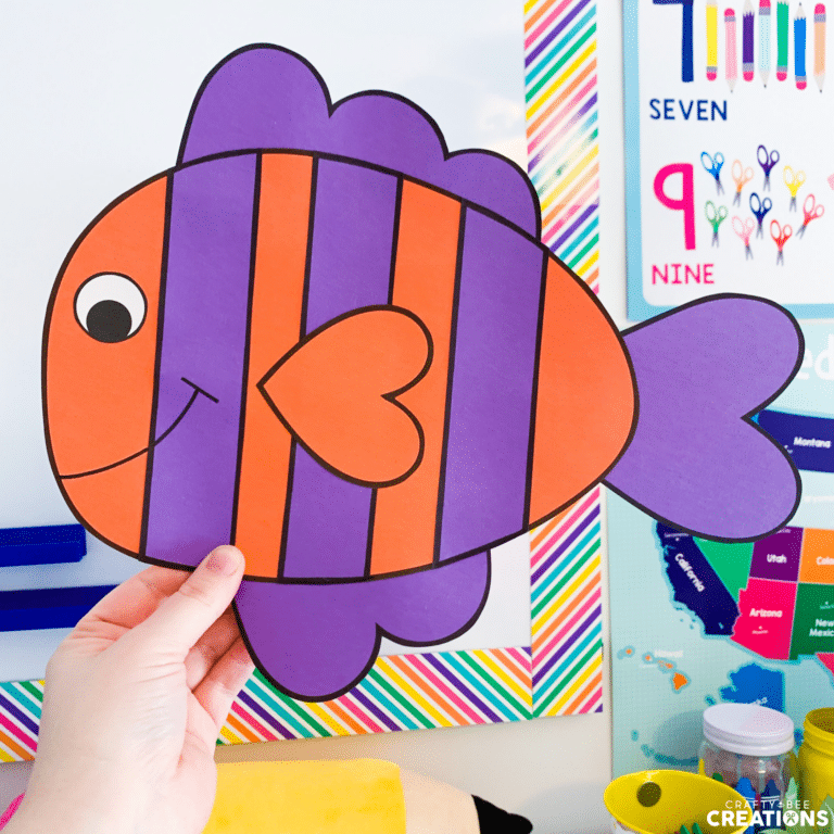 How to Create an Ocean Fish Craft Activity - Crafty Bee Creations