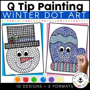 Dot It Winter Crafts Square Cover