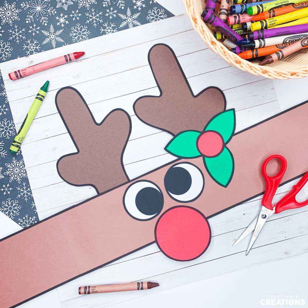 A fun reindeer hat craft simple enough for kids of all ages.