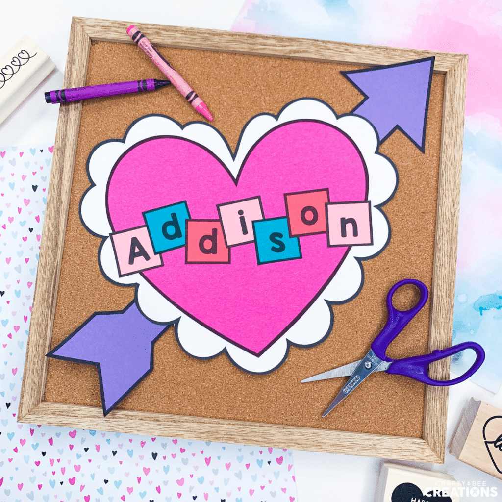 Valentine's Day Crafts Bundle - heart with arrow