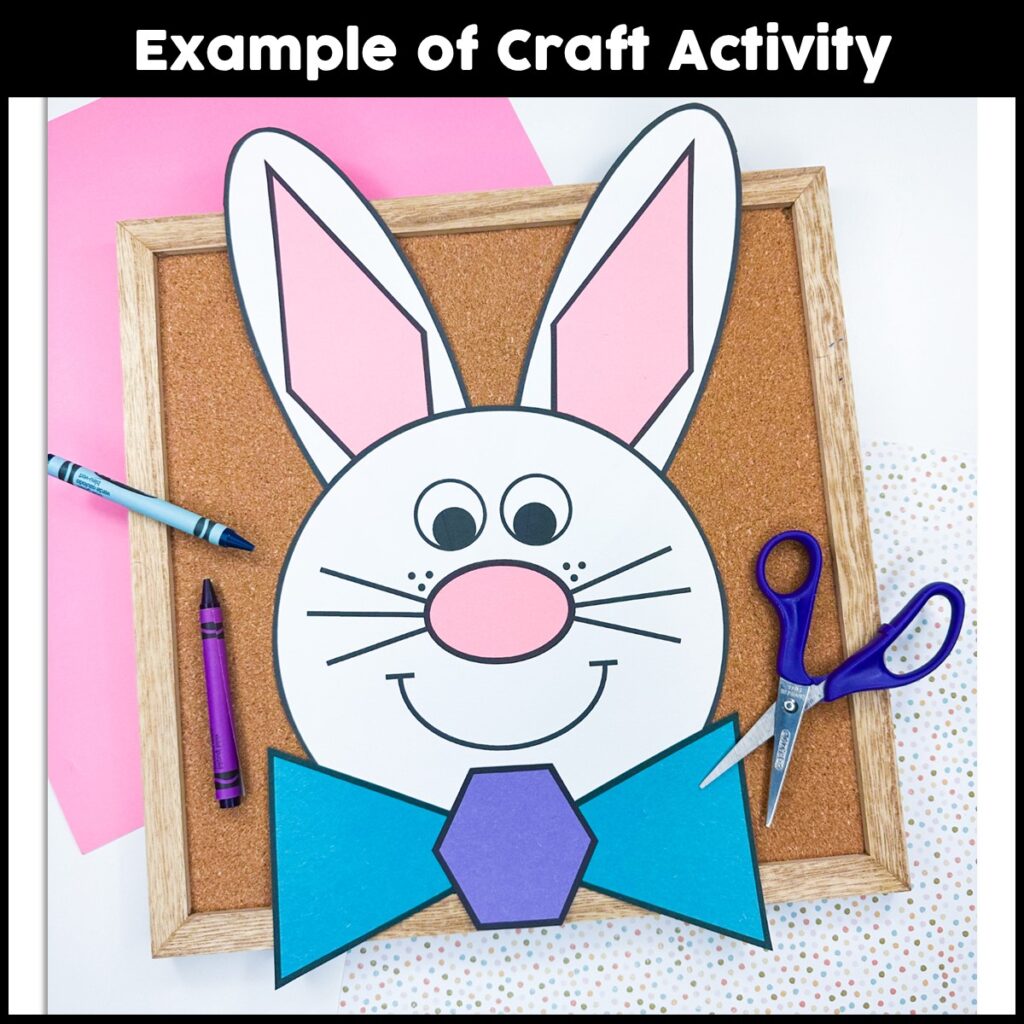 Shape Bunny Craft Activity - Crafty Bee Creations