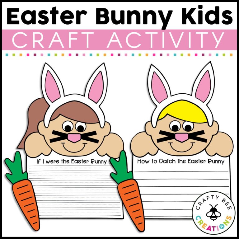If I Were the Easter Bunny Craft Activity - Crafty Bee Creations