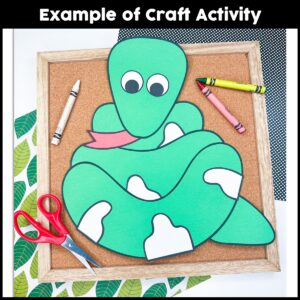 Tree Boa Snake Craft Activity - Crafty Bee Creations